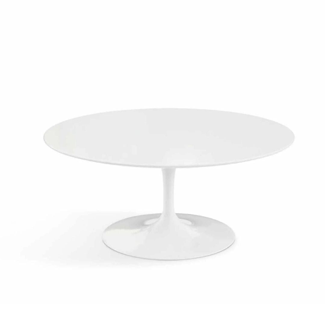 Tulip Beyaz Orta Sehpa Çap 90