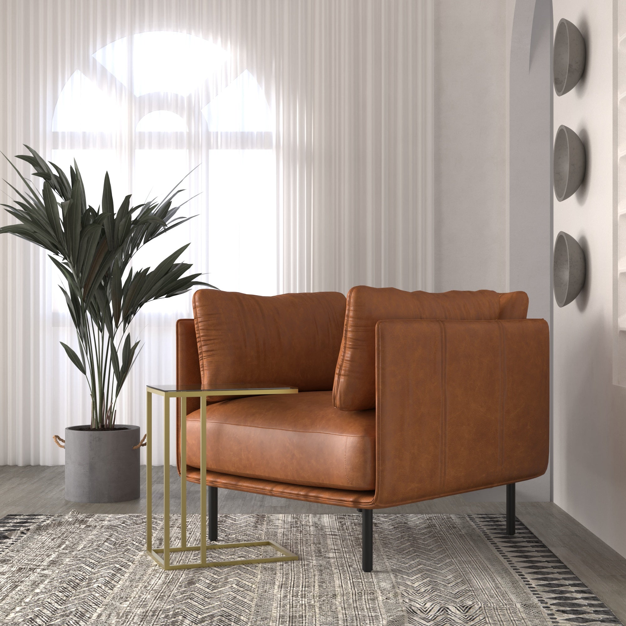 Swell Deri Berjer Kahverengi