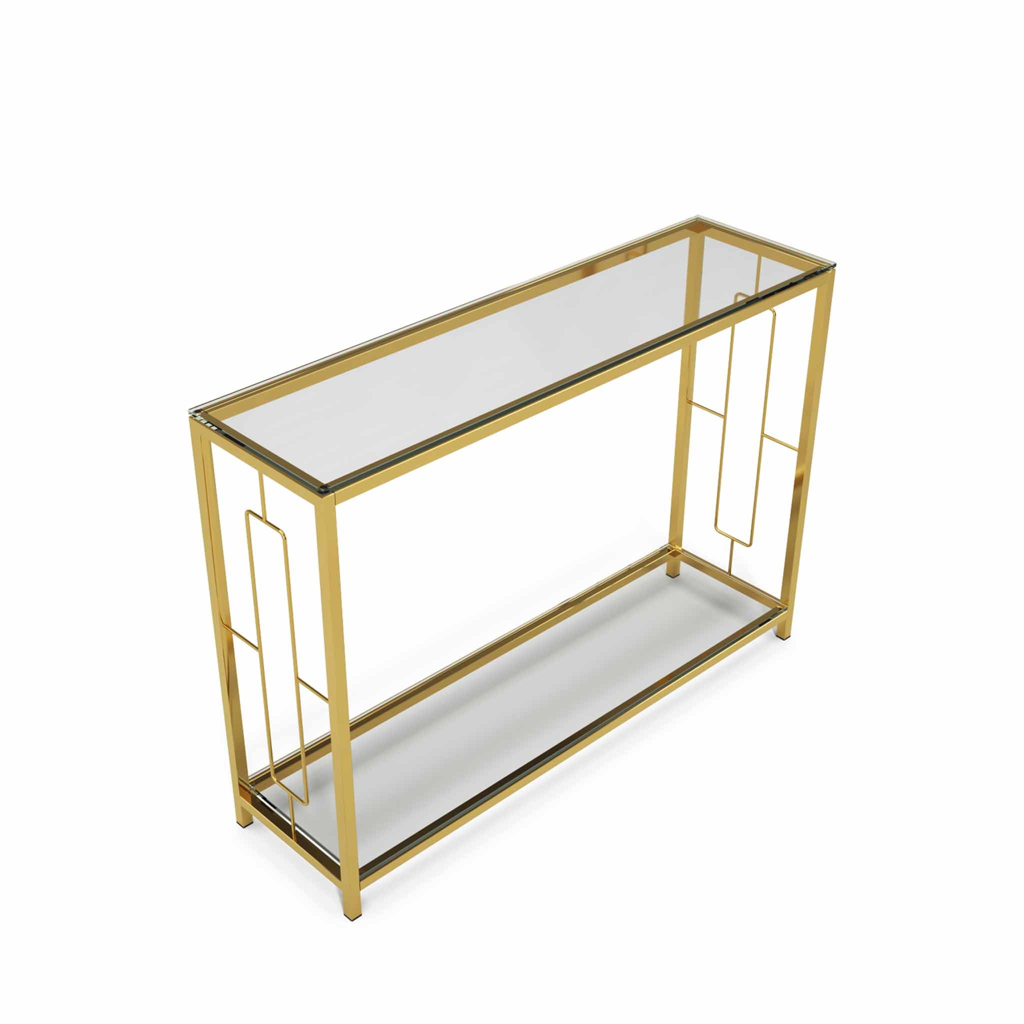 Cloud Cam Tablalı Dresuar Konsol Konsept Pirinç