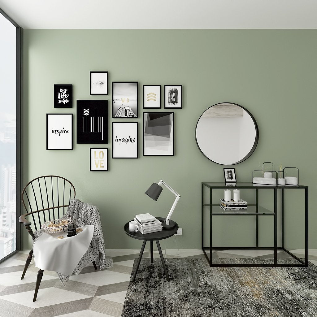 Lumina Metal Dresuar Siyah Statik Ayak