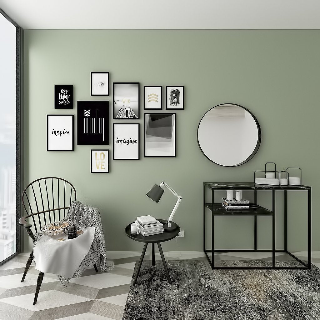 Lumina Metal Dresuar Siyah Statik Ayak