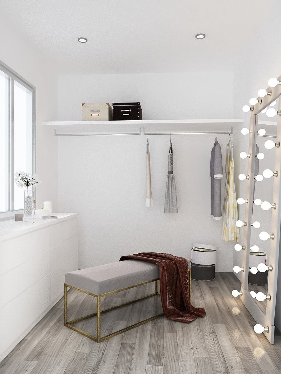 Stil Bench Eskitme Pirinç Ayak