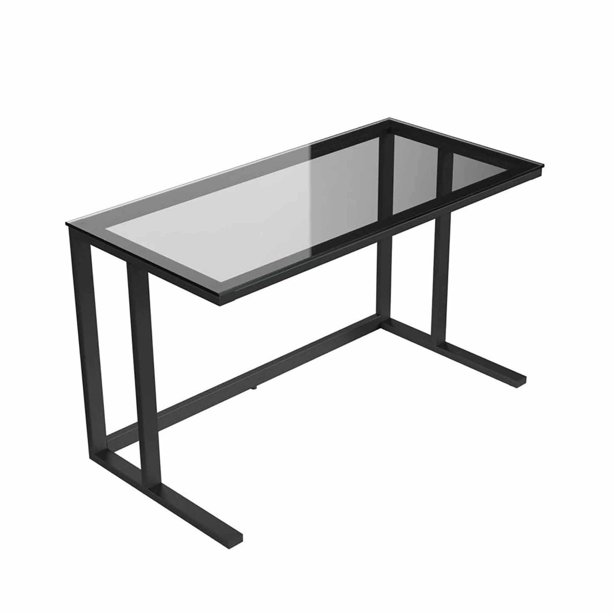 Tekli Desk Çalışma Masası Siyah Ayak