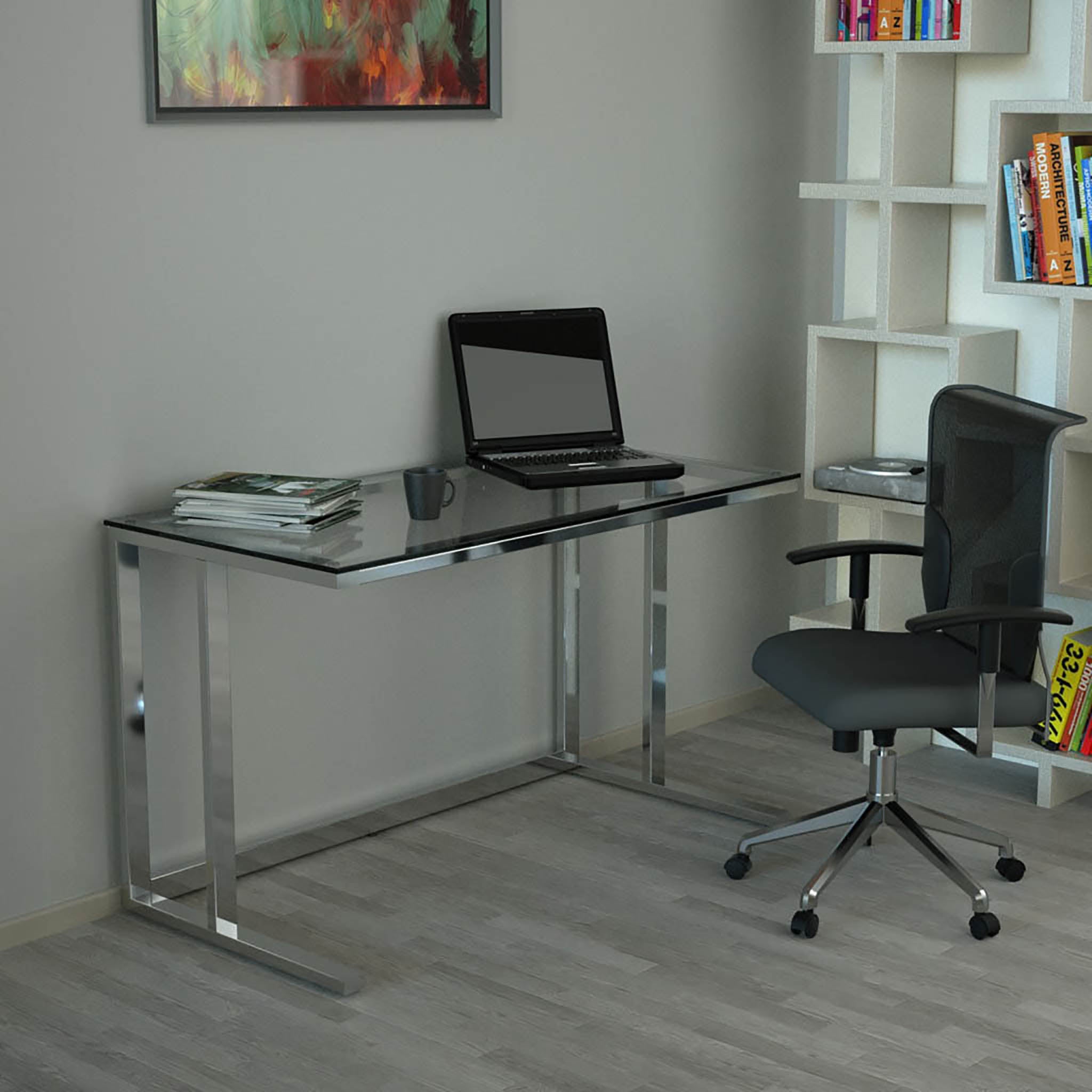 Tekli Desk Çalışma Masası Paslanmaz Ayak