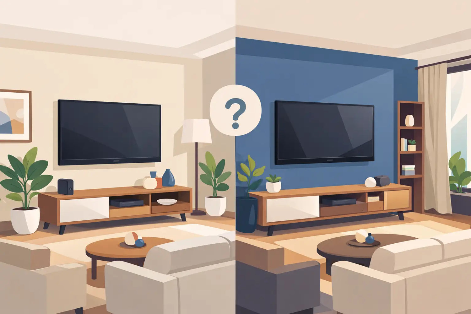 TV ünitesi hangi duvara yerleştirilir?