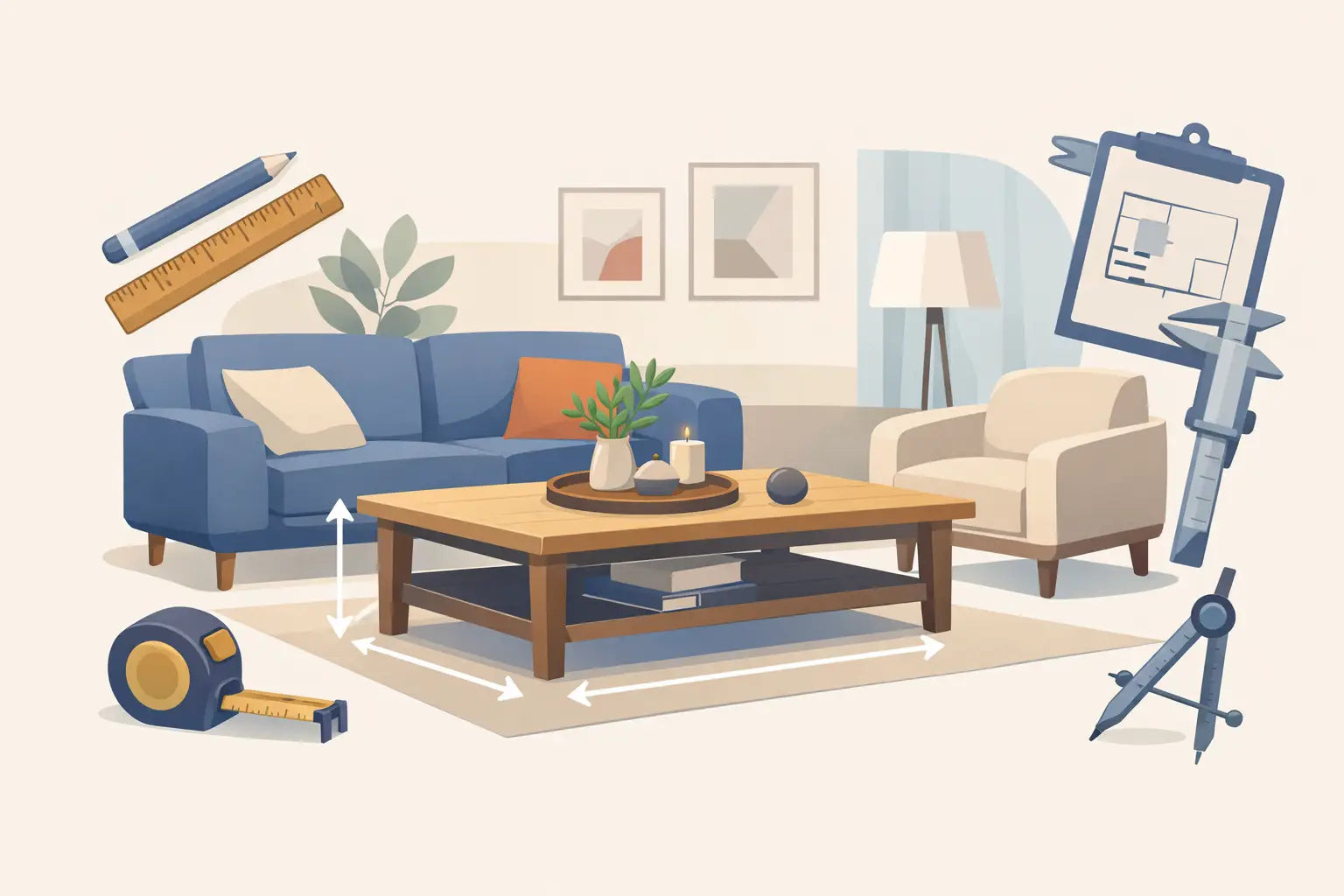 Orta Sehpa Ölçüsü Nasıl Olmalı?