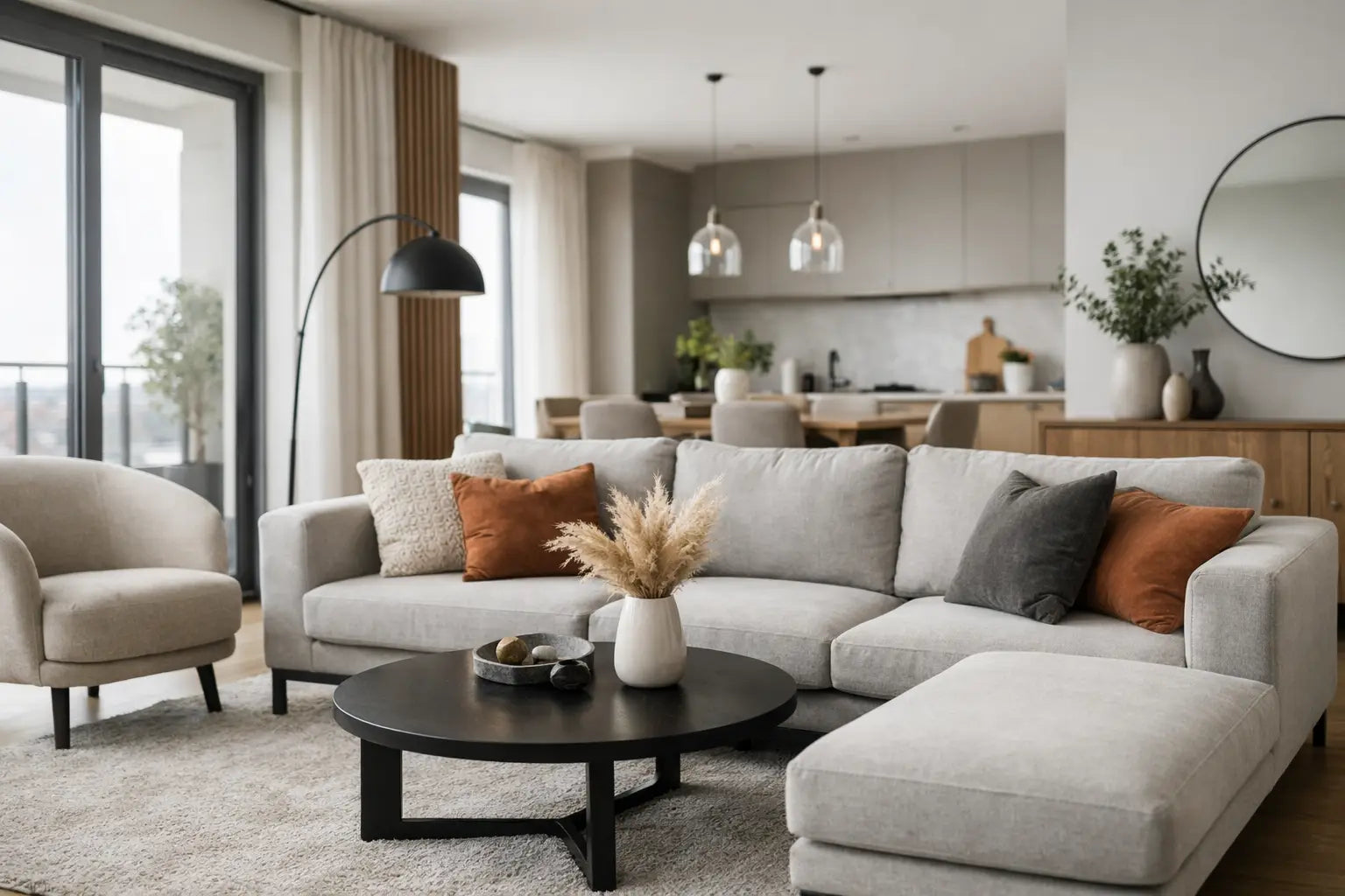 Yeni Ev İçin Modern Salon Kombinasyonu Örneği
