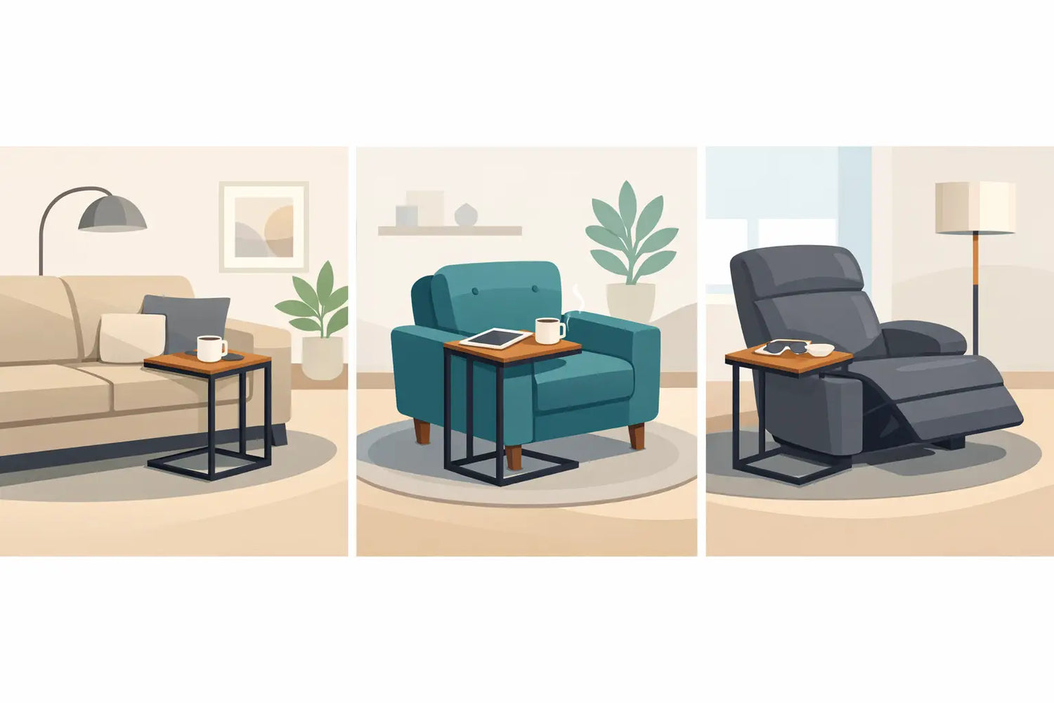 C Sehpa Hangi Koltuğa Uygun?