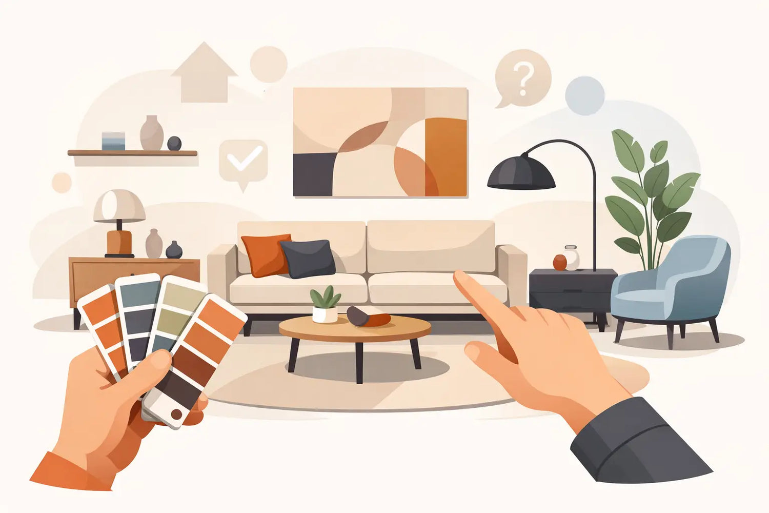 Modern oturma odası mobilyası nasıl seçilir?