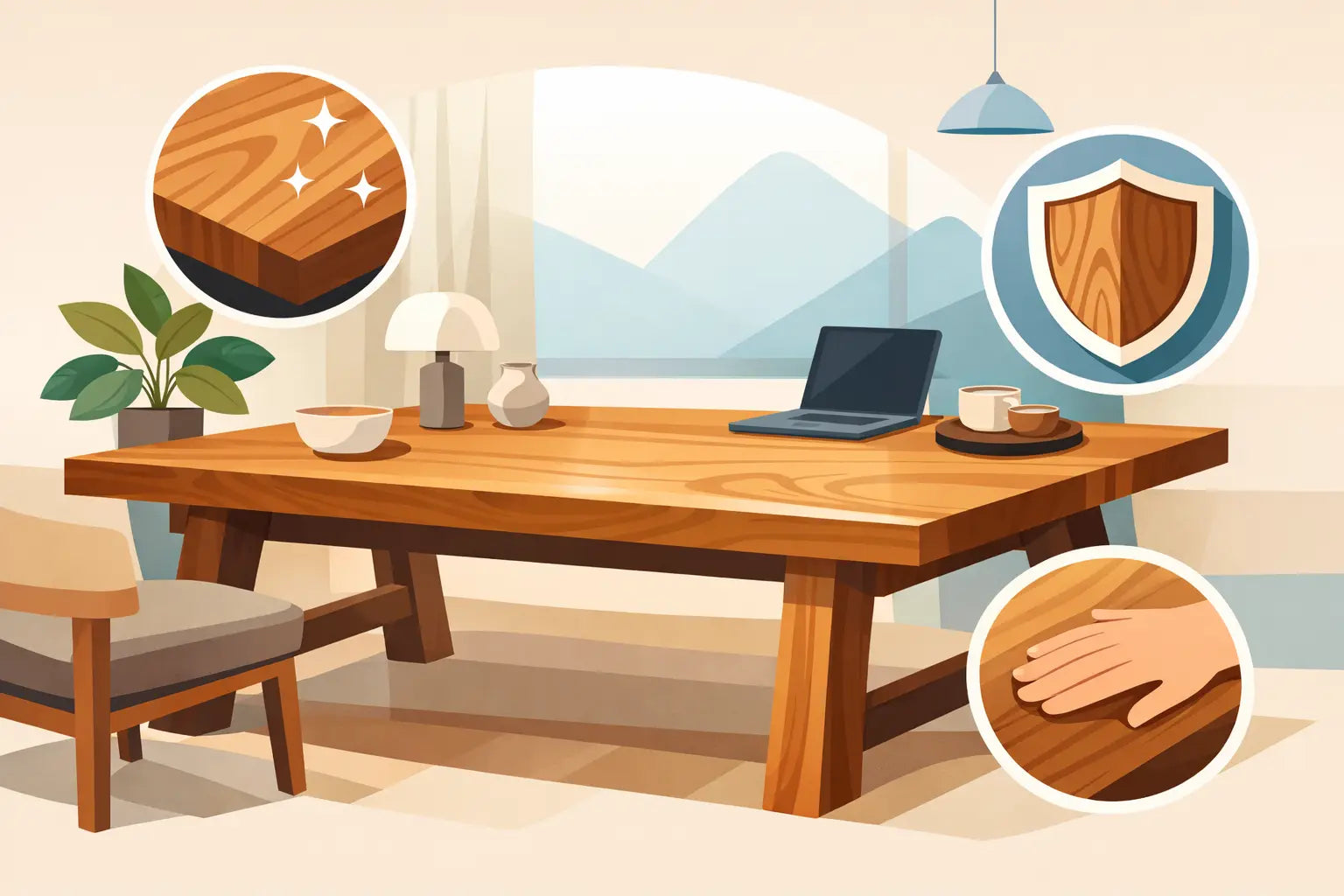 Masif Ahşap Masa Avantajları Nelerdir?