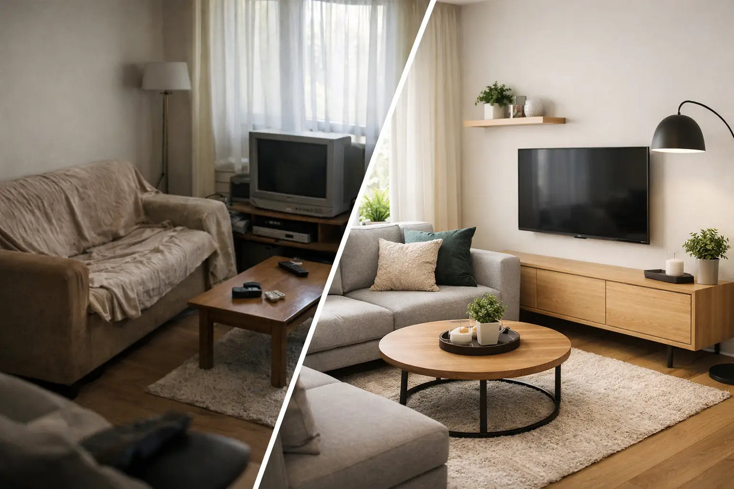 Küçük Salon Dönüşüm Örneği: 7 Akıllı Hamle
