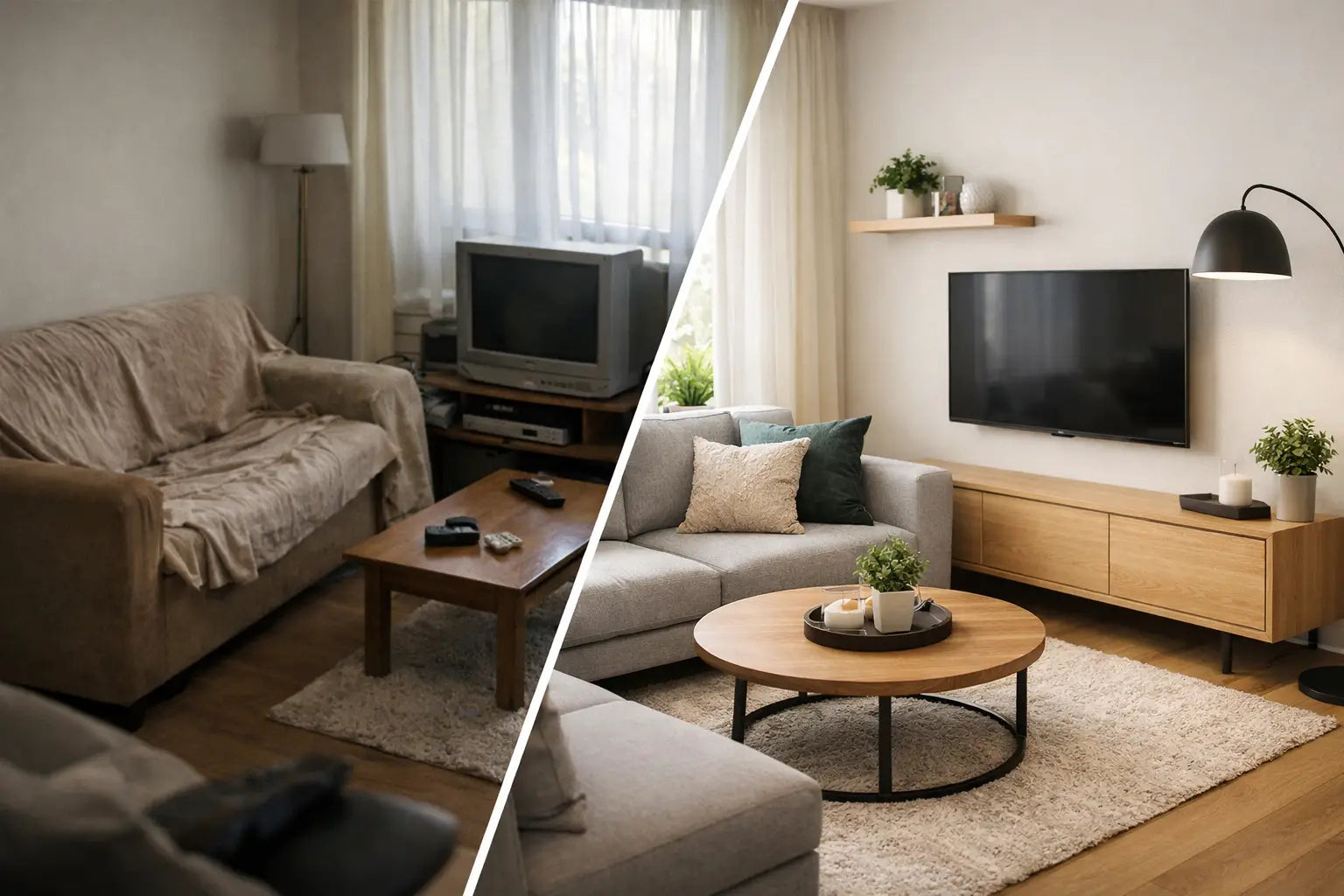 Küçük Salon Dönüşüm Örneği: 7 Akıllı Hamle