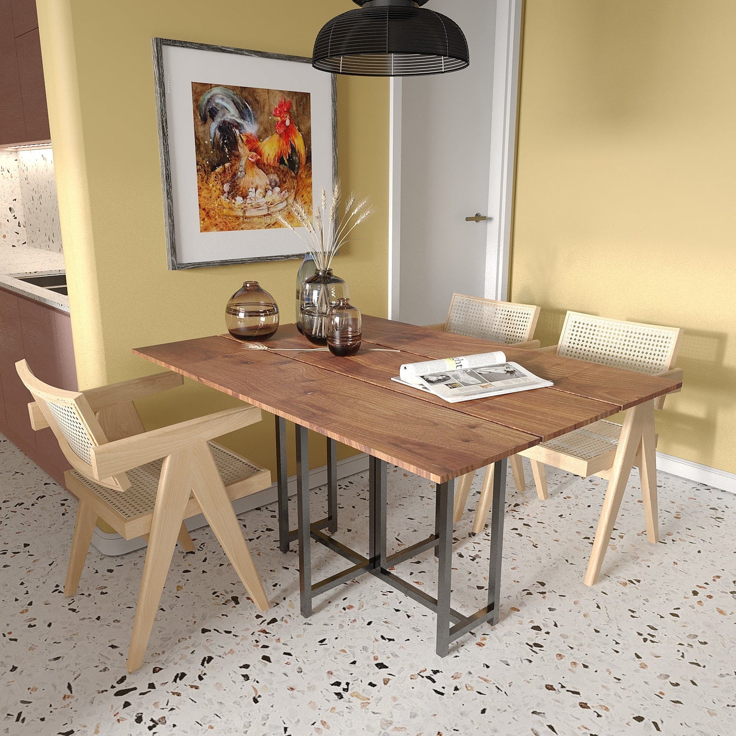 Katlanır masa modelleri – küçük alanlar için pratik masa seçenekleri