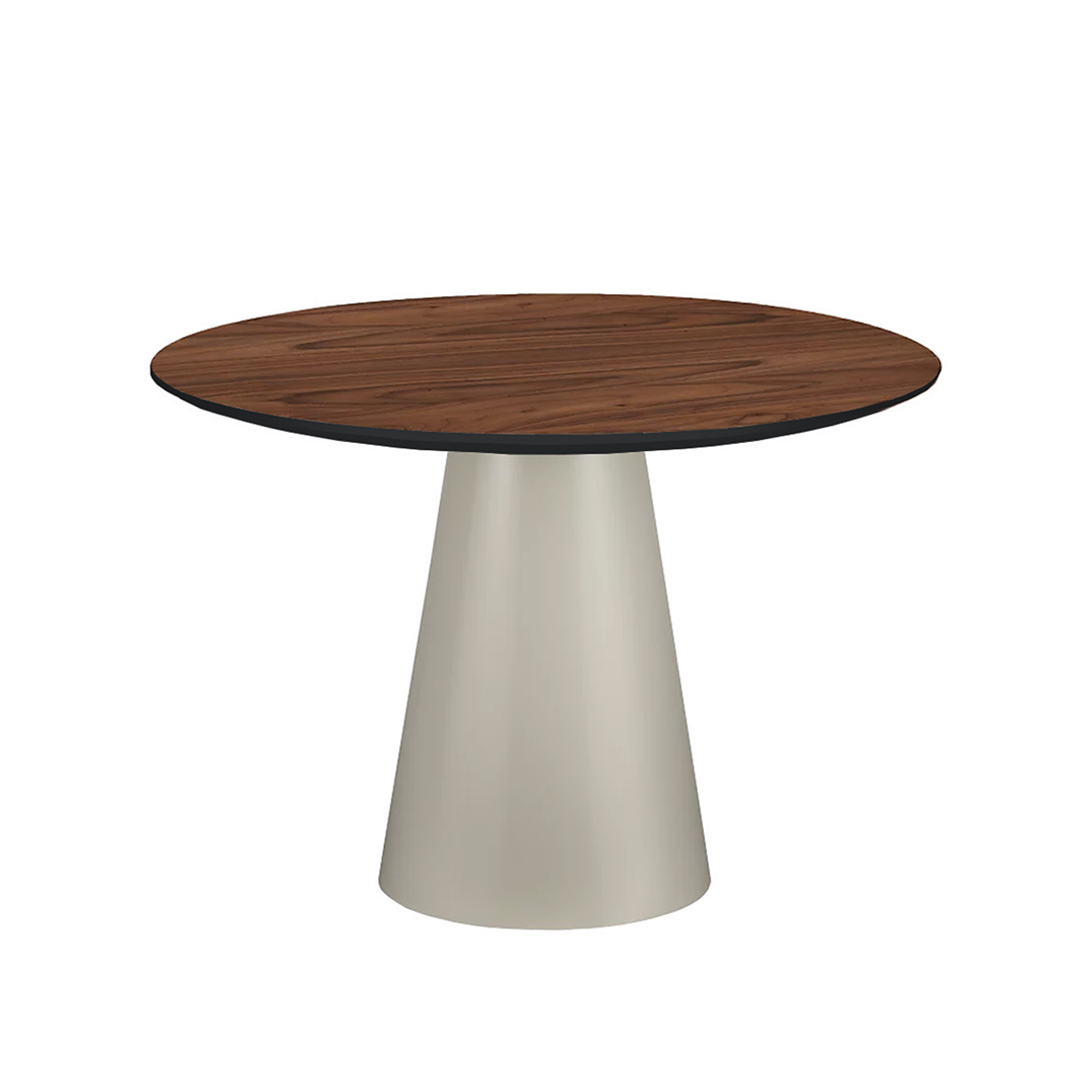 Woven Gri Yemek Masası 130 cm