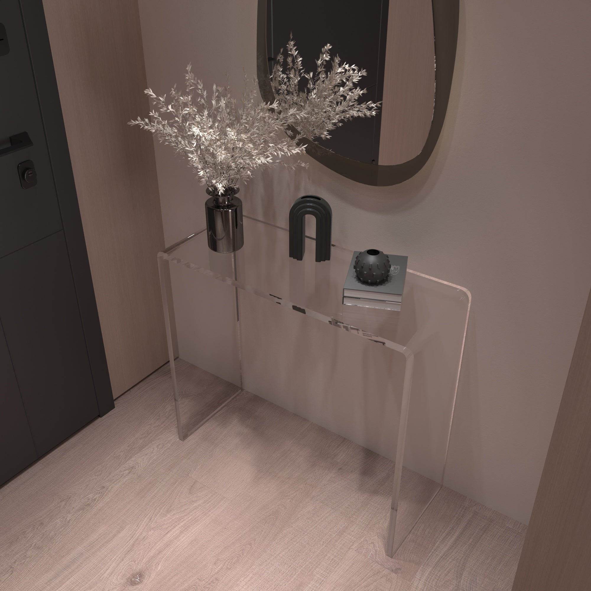 Şeffaf Akrilik Dresuar (15 mm Kalınlık)