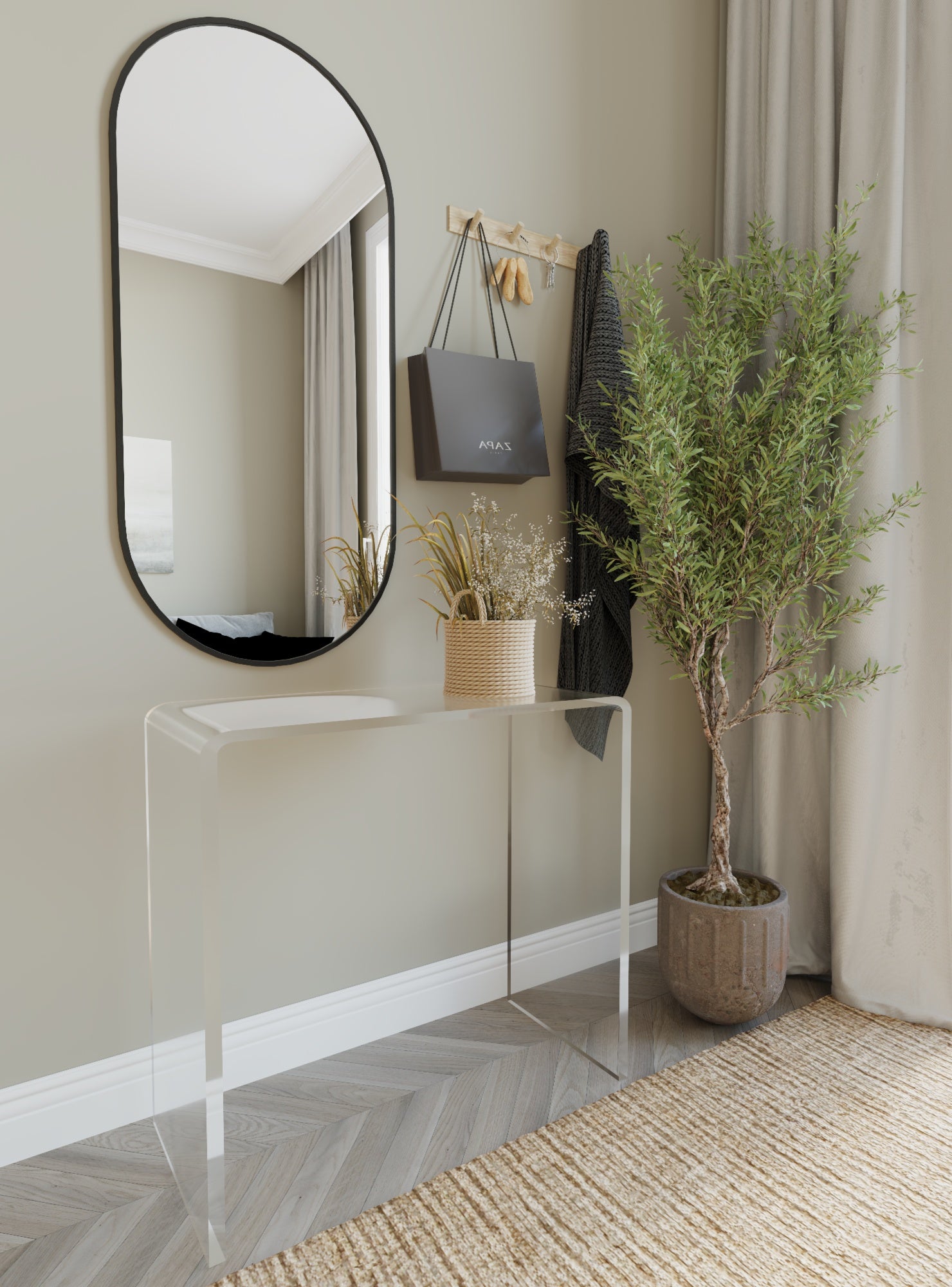 Şeffaf Akrilik Dresuar (15 mm Kalınlık)