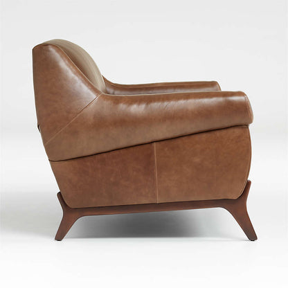 Casper Suni Deri Koltuk Kahverengi