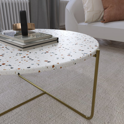 Rokso Terrazo Orta Sehpa