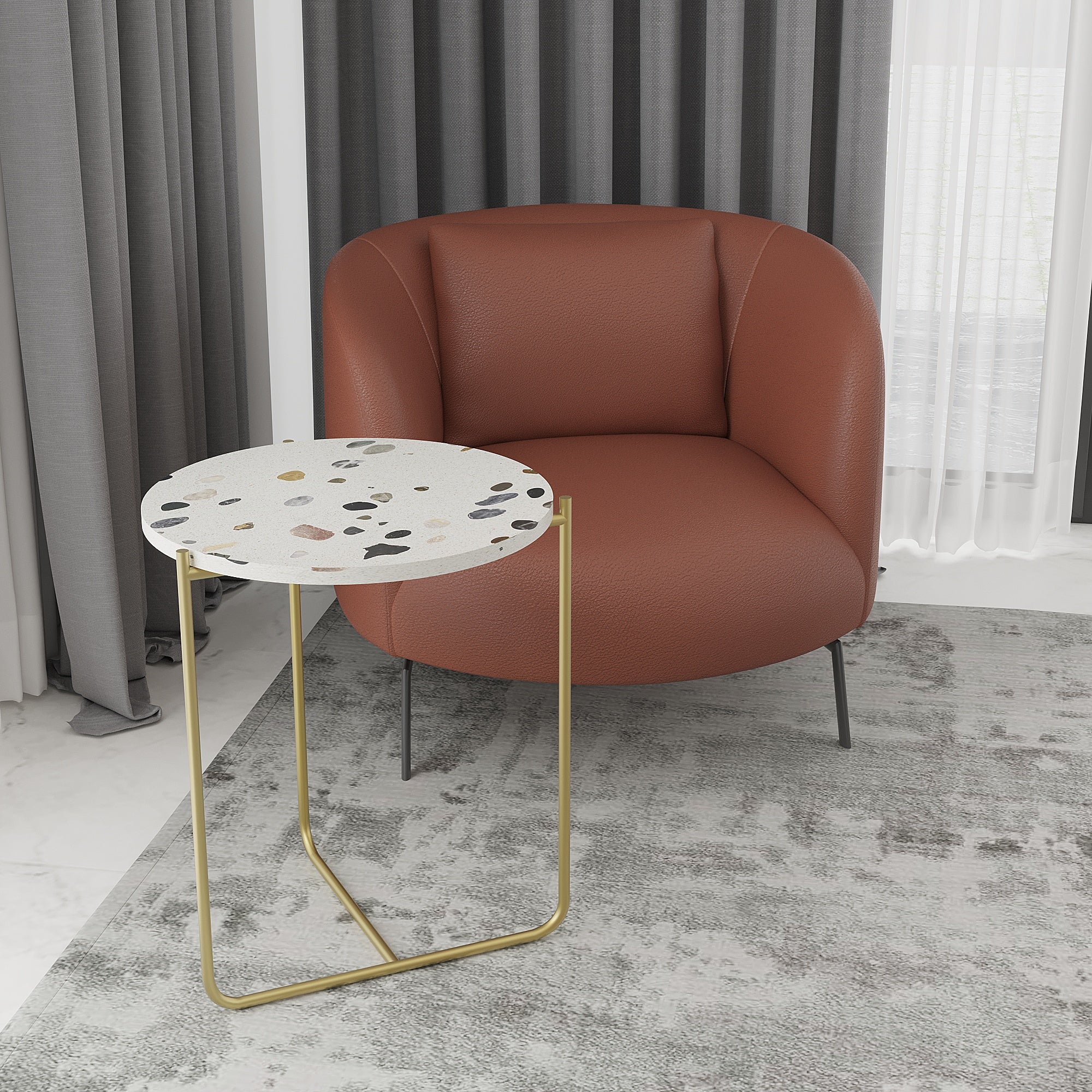 Rokso Terrazo Yan Sehpa