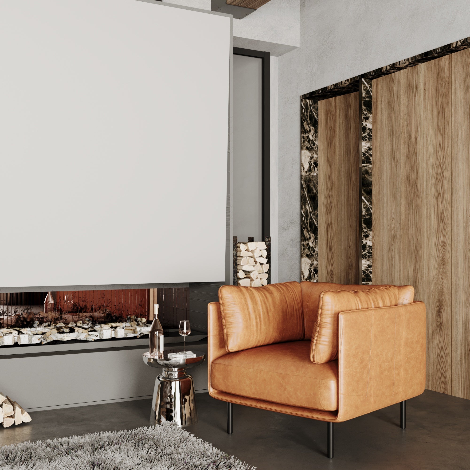 Swell Deri Berjer Kahverengi