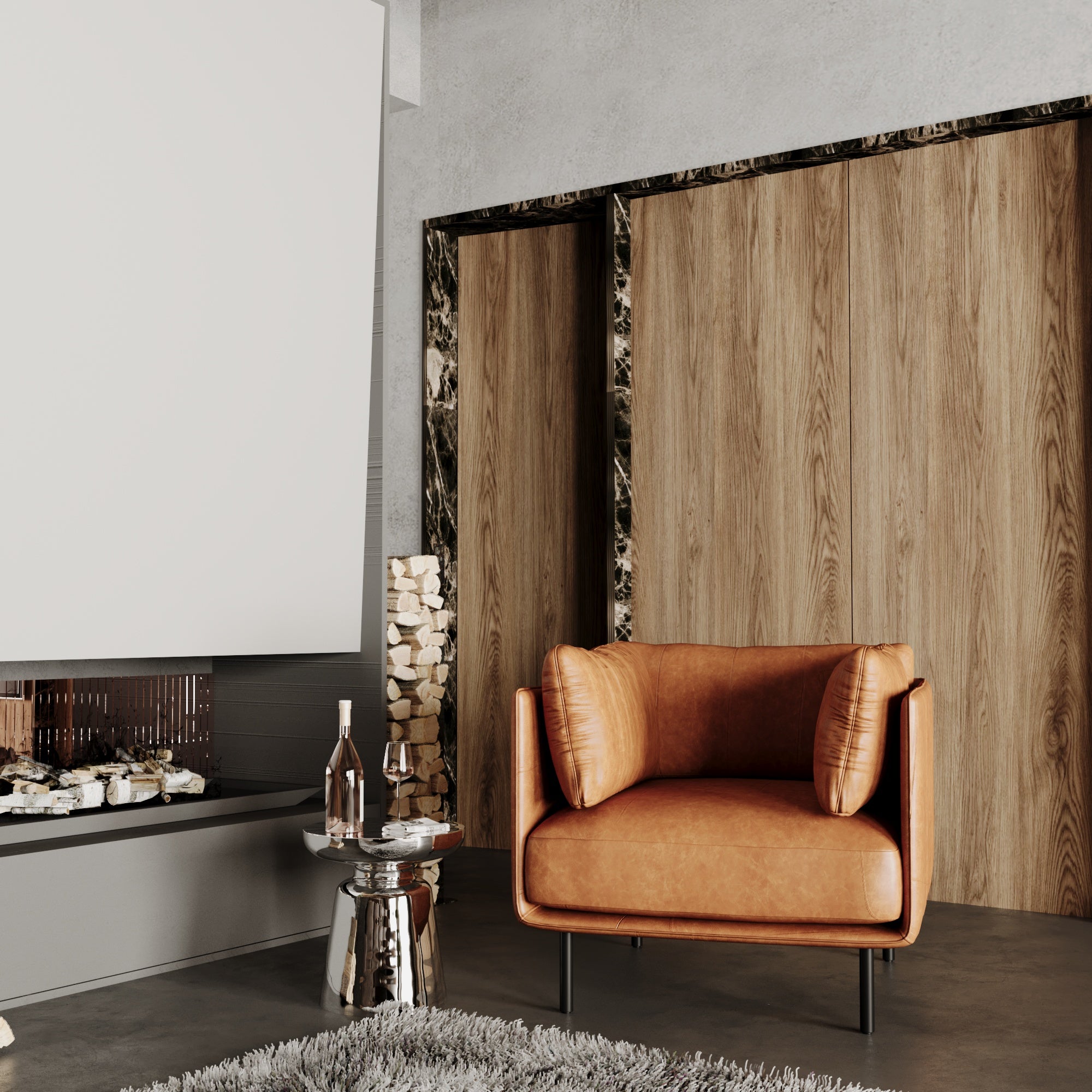 Swell Deri Berjer Kahverengi