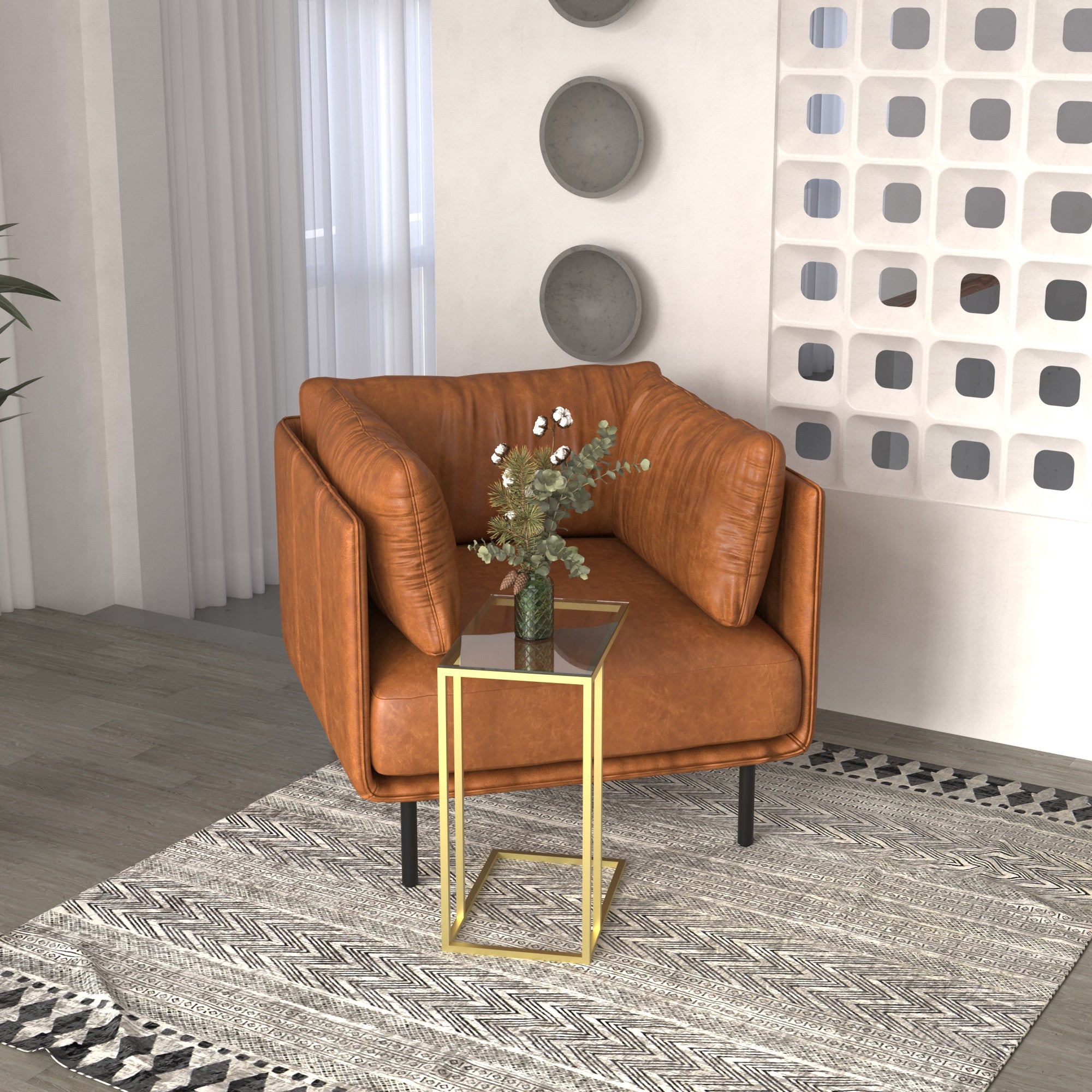 Swell Deri Berjer Kahverengi