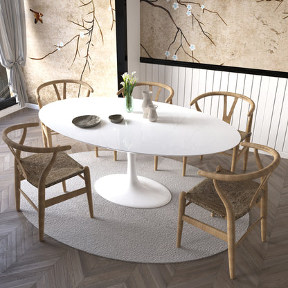 Tulip Beyaz Geniş Masa