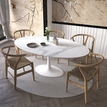 Tulip Beyaz Geniş Masa