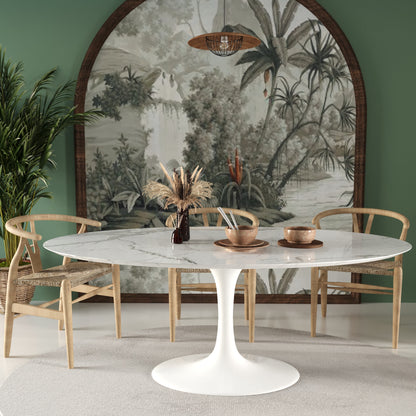 Tulip Beyaz Geniş Masa