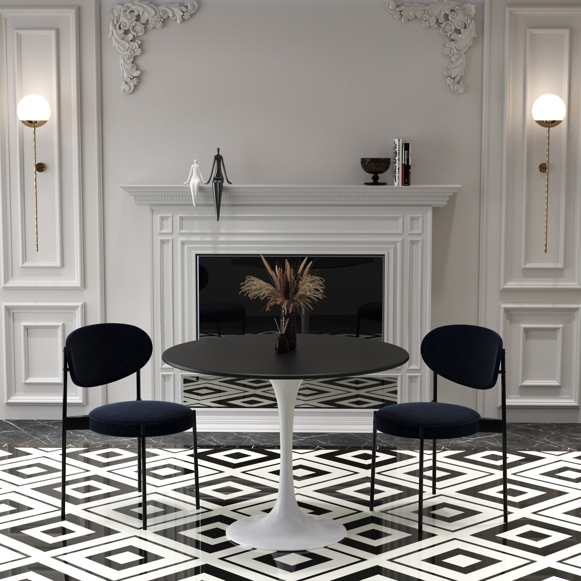 Tulip Beyaz Masa Çap 100