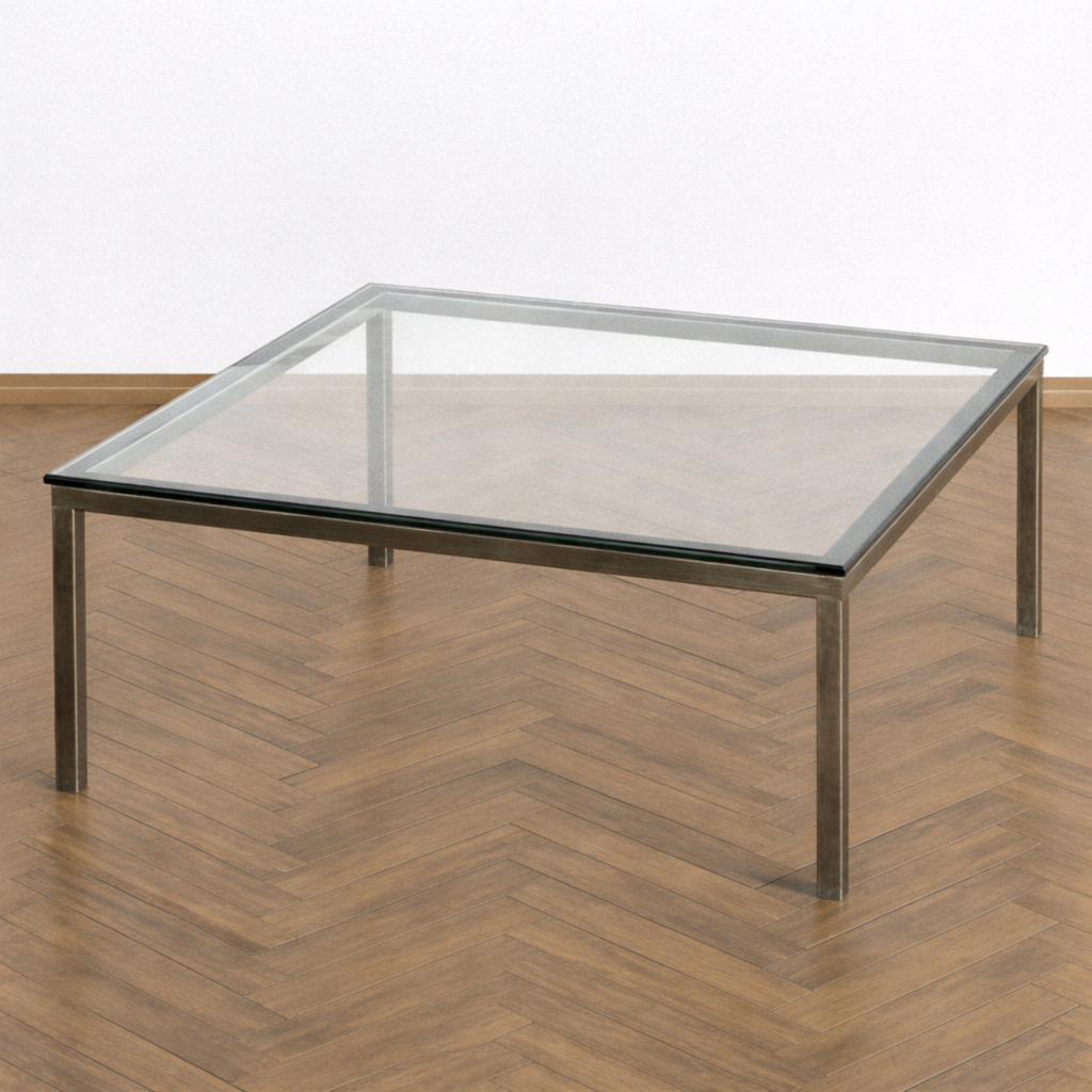 (ÖZEL) Shiny Orta Sehpa - Eskitme Pirinç Ayak