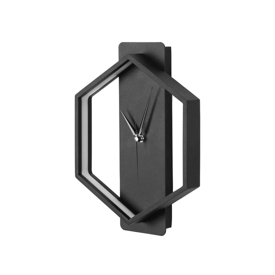 Hexagon Duvar Saat Led Aplik 3000K Gün Işığı