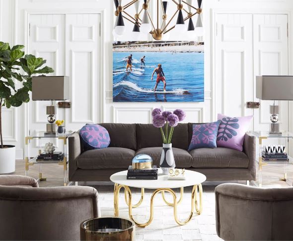 Zetty Yuvarlak Orta Sehpa