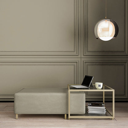 Bellissimo Puflu Orta Sehpa Gold