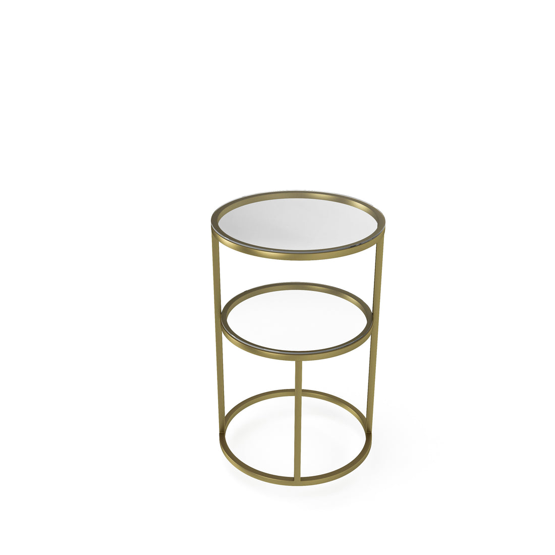 Forever Sehpa Orta Raflı Gold