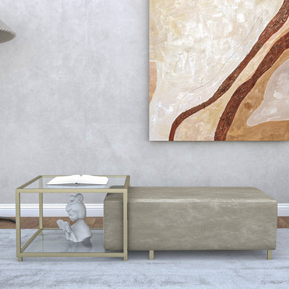 Bellissimo Puflu Orta Sehpa Gold