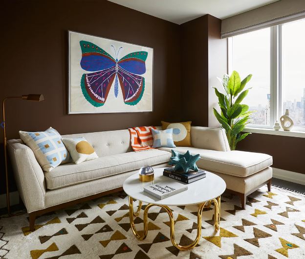 Zetty Yuvarlak Orta Sehpa