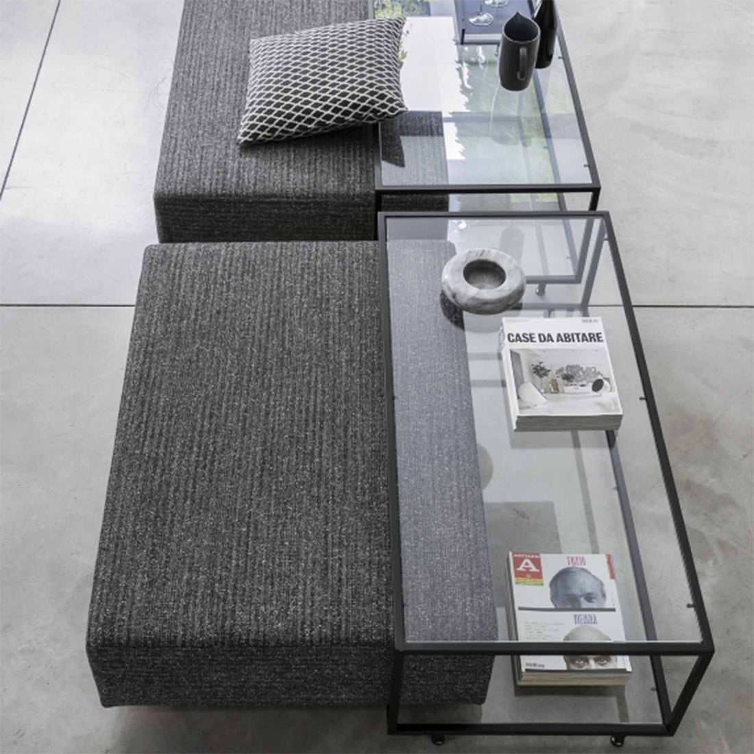 Bellissimo Puflu Orta Sehpa Büyük