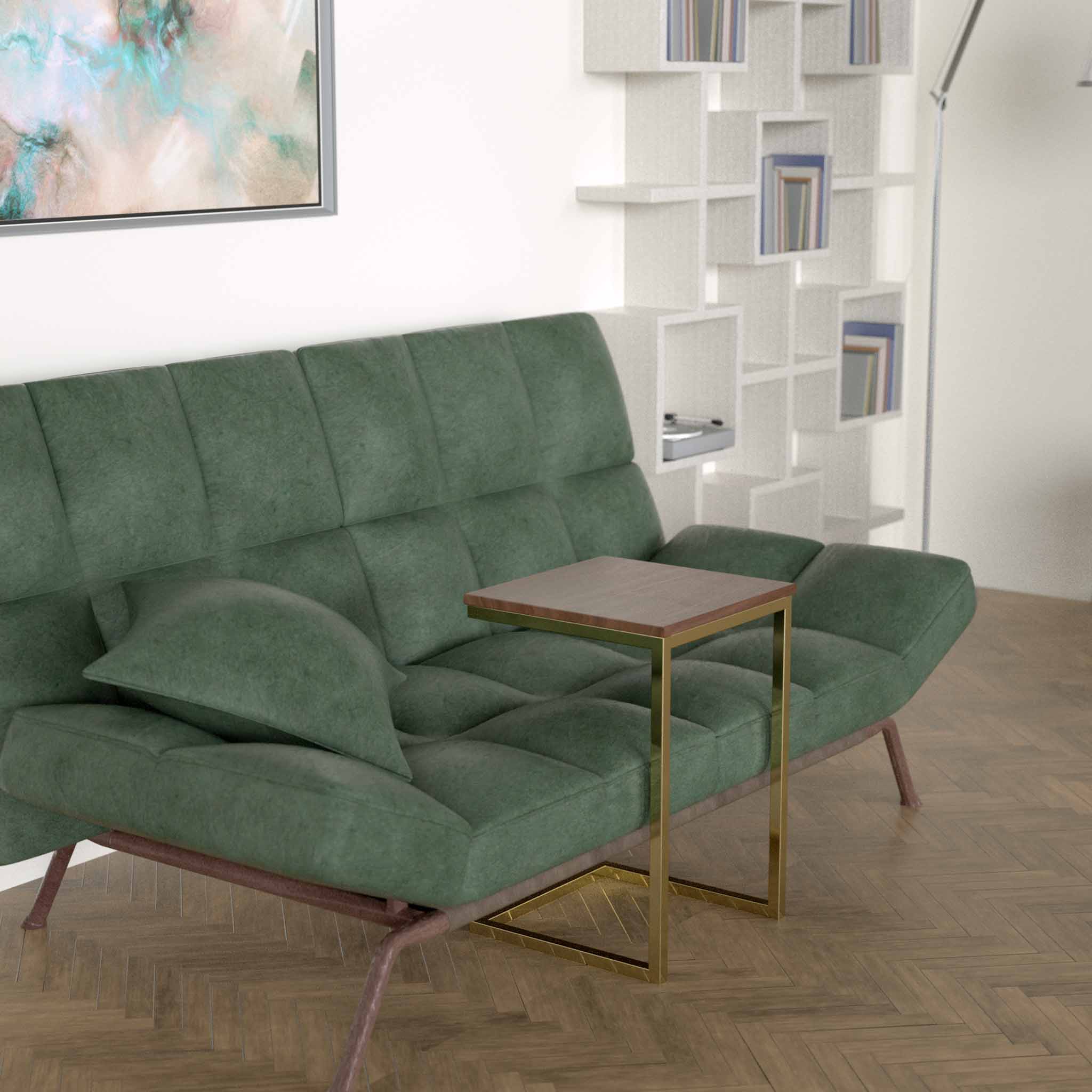 Potrica C Sehpa Pirinç Ayak