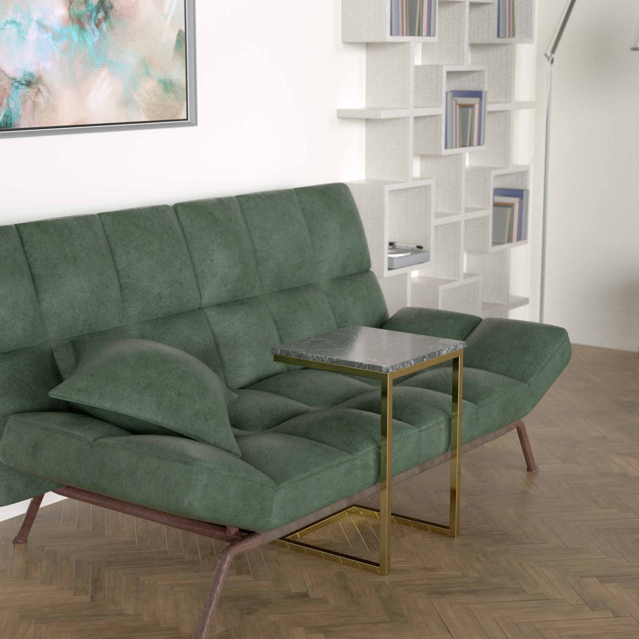 Potrica C Sehpa Pirinç Ayak