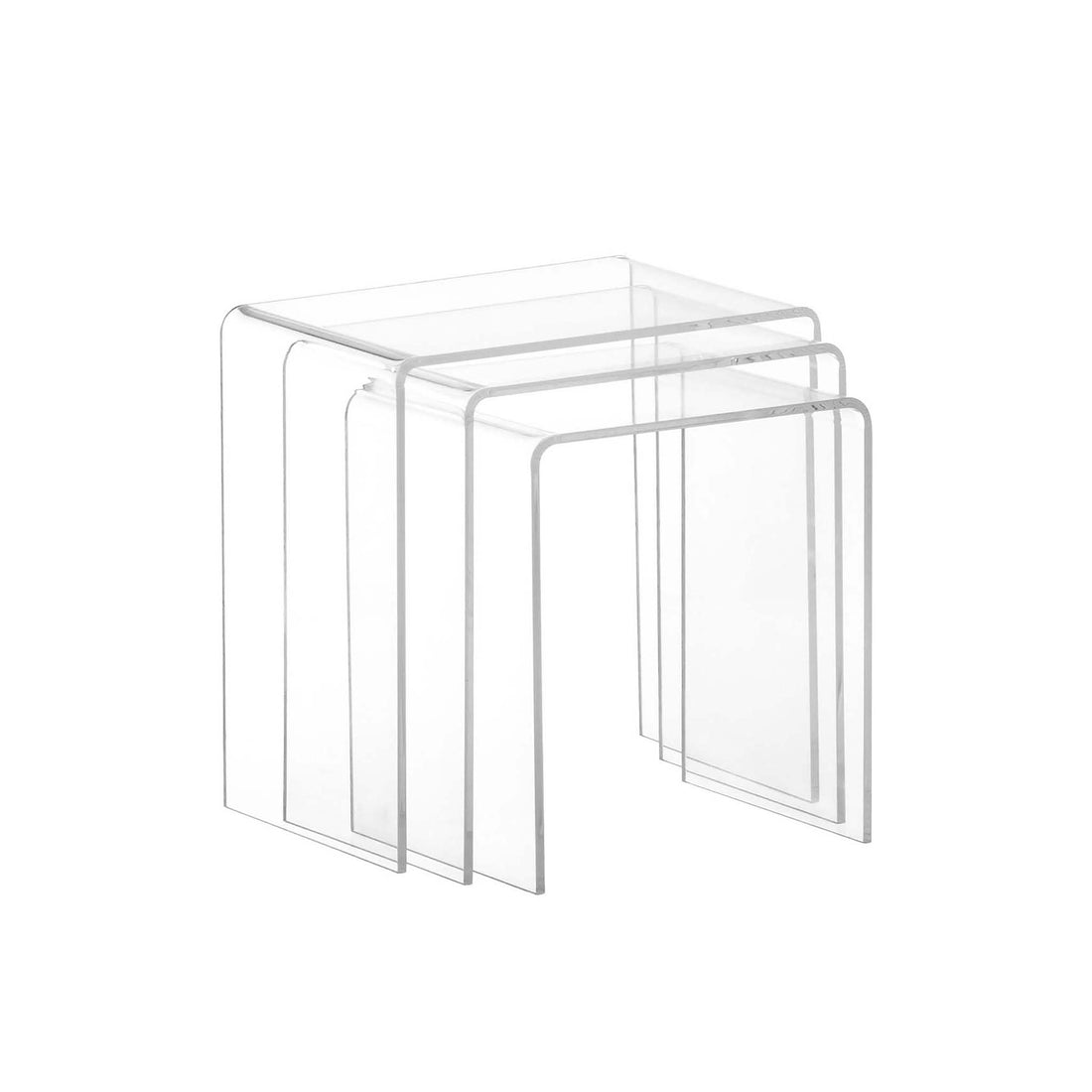 Şeffaf Akrilik Zigon Sehpa