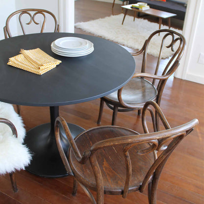 Tulip Siyah Masa Çap 130