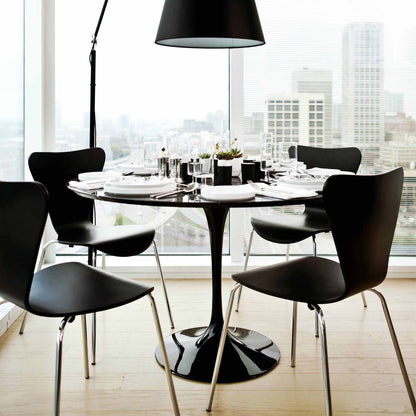 Tulip Siyah Masa Çap 130