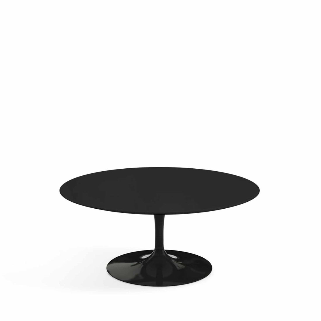 Tulip Siyah Orta Sehpa Çap 90