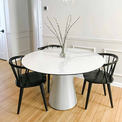 Woven Gri Yemek Masası 130 cm