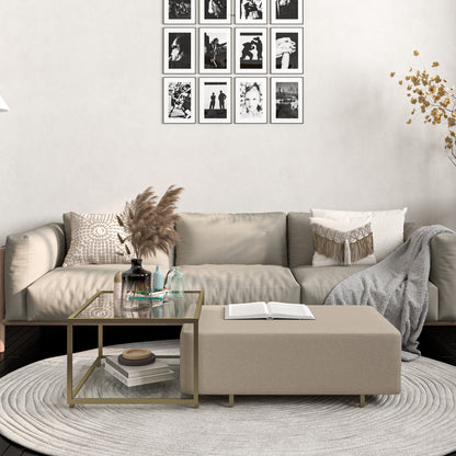 Bellissimo Puflu Orta Sehpa Gold