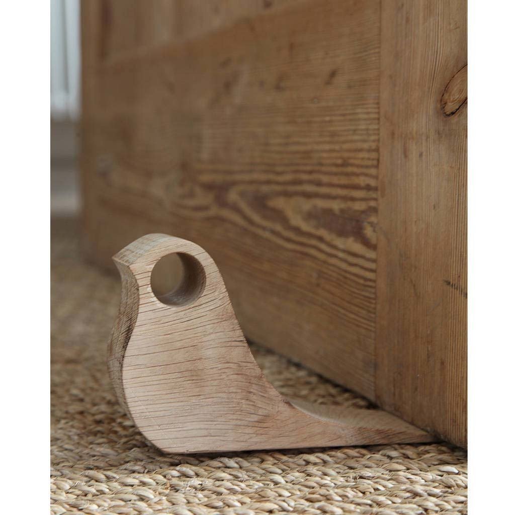 Boyanabilir Dekoratif Obje Kuş Kapı Tutucu