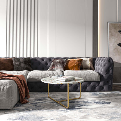 Rokso Terrazo Orta Sehpa