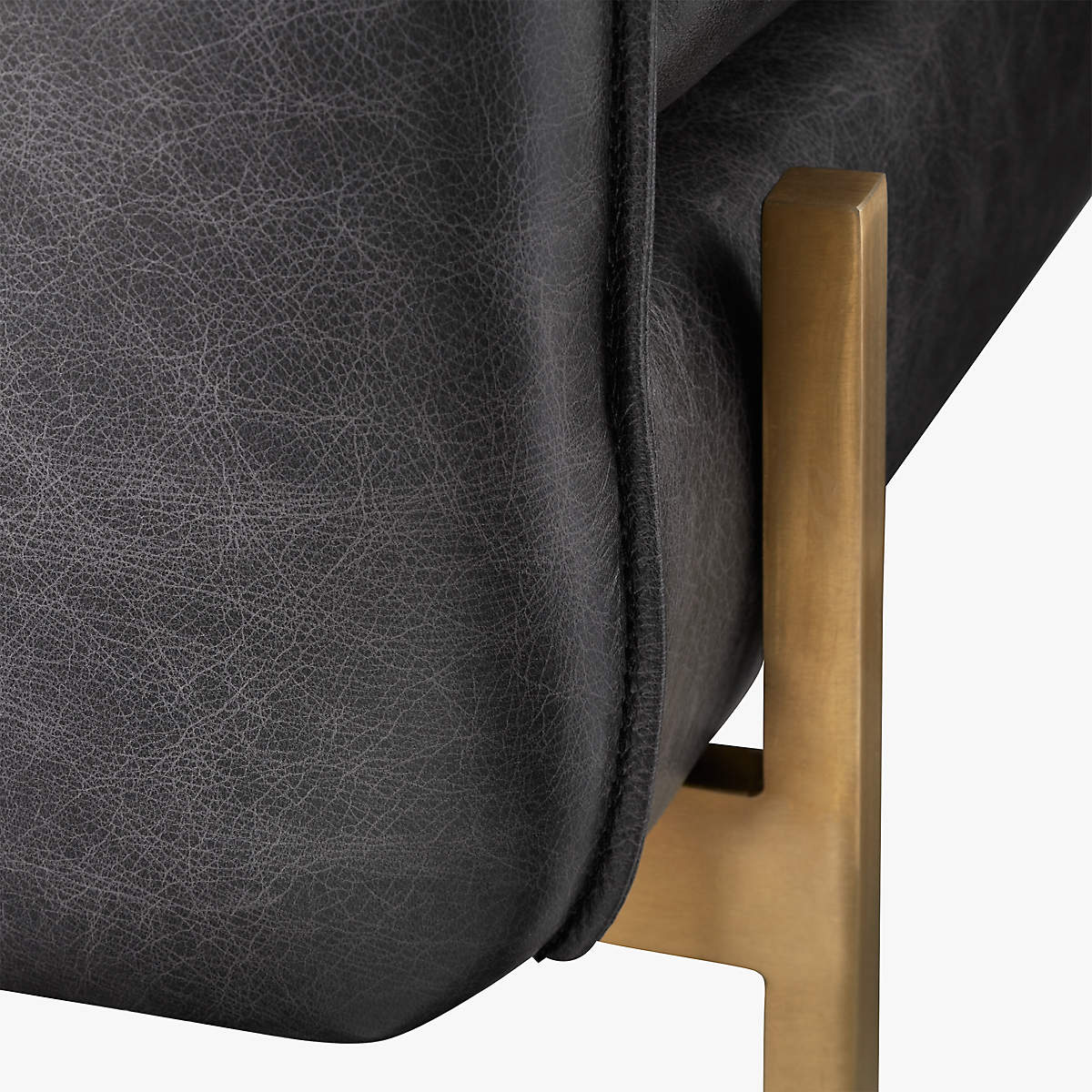 Lakito Suni Deri Üçlü Koltuk Siyah