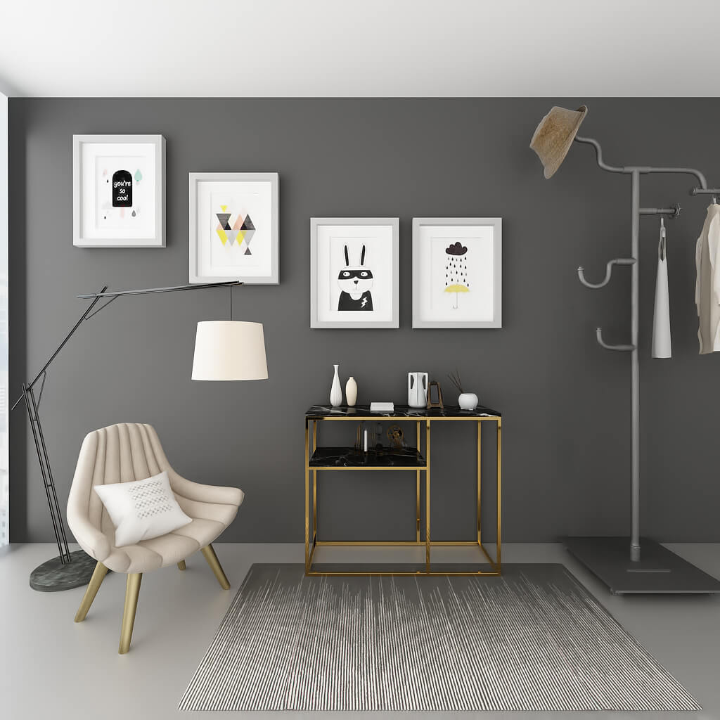 Lumina Metal Dresuar Pirinç Ayak